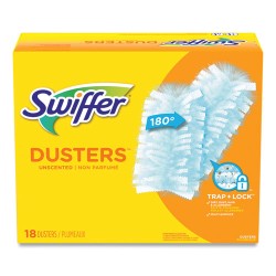 Refill Dusters, Dust Lock Fiber, 2" X 6", Light Blue, 18/box, 4 Boxes/carton