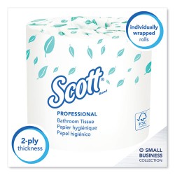 Essential Standard Roll Bathroom Tissue, Traditional, Septic Safe, 2 Ply, White, 550 Sheets/roll, 20 Rolls/carton