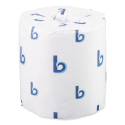 Two-Ply Toilet Tissue, Septic Safe, White, 4.5 X 3.75, 500 Sheets/roll, 96 Rolls/carton
