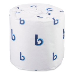 Two-Ply Toilet Tissue, Standard, Septic Safe, White, 4 X 3, 500 Sheets/roll, 96/carton