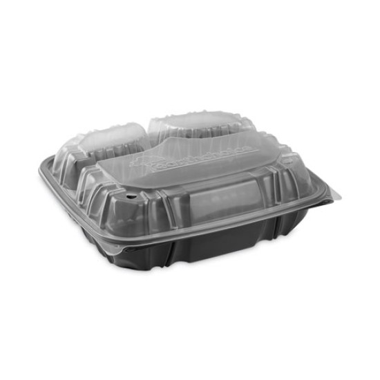 CONTAINER,HINGED-LID,3,BK