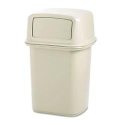Ranger Fire-Safe Container, Square, Structural Foam, 45 Gal, Beige