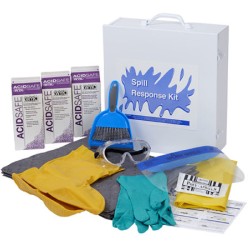 BATTERY ACID SPILL KIT BATTERY ACID SPILL KIT - AcidSafe Spill KitsBATTERY ACID SPILL CABINET: Conta