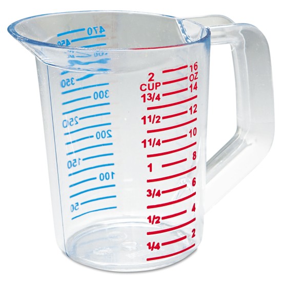 CUP,1 PT MEASURING,CLR