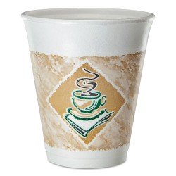 CUP,8OZ,FOAM,CAFE G,25/PK CUP,8OZ,FOAM,CAFE G,25/PK