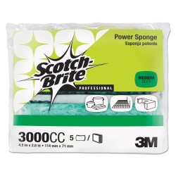 SPONGE,POWER,BRITE,5PK SPONGE,POWER,BRITE,5PK