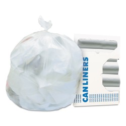 High-Density Coreless Can Liners,40-45Gal,11Mic,40x48,Natural,25Bags/Rl,10Rls/Ct High-Density Coreless Can Liners,40-45Gal,11Mic,40x48,Natural,25Bags/Rl,10Rls/Ct