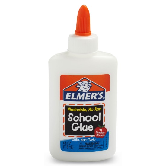 GLUE,WASHBLE,SCHL, 4 OZ