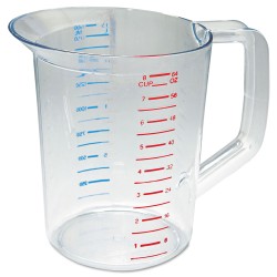 CUP,2 QT MEASURING,CLR CUP,2 QT MEASURING,CLR
