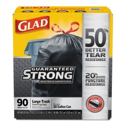 BAG,GLAD,TRSH,DS,30GAL,BK BAG,GLAD,TRSH,DS,30GAL,BK