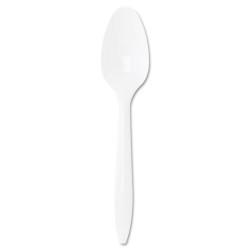 SPOON,PLASTIC,M-WGT,WHT SPOON,PLASTIC,M-WGT,WHT