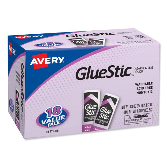 GLUE,STIC,18PK,VALU,PP