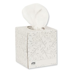 TISSUE,CUBE BOX,FACIAL,WH