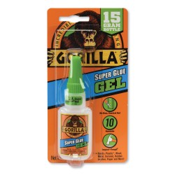 GLUE,SUPR GEL,15G,4CT,CLR GLUE,SUPR GEL,15G,4CT,CLR