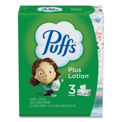 TISSUE,PUFFS,PLUS,3PK/124 TISSUE,PUFFS,PLUS,3PK/124