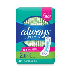 PADS,ULT THIN,LONG,40CT PADS,ULT THIN,LONG,40CT