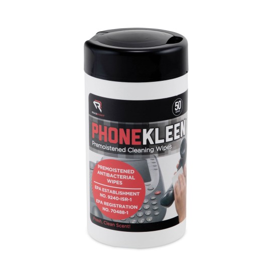 WIPES,PHONEKLEEN,50 P/TUB