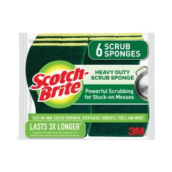 SPONGE,HV DUTY,6/PK,YL SPONGE,HV DUTY,6/PK,YL