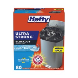 BAG,HEFTY,BLACKOUT,13GAL BAG,HEFTY,BLACKOUT,13GAL