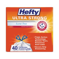 BAG,HEFTY ULT,13GAL,TL,WH BAG,HEFTY ULT,13GAL,TL,WH