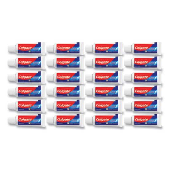 Cavity Protection Toothpaste, Regular Flavor, 1 oz Tube, 24/Carton