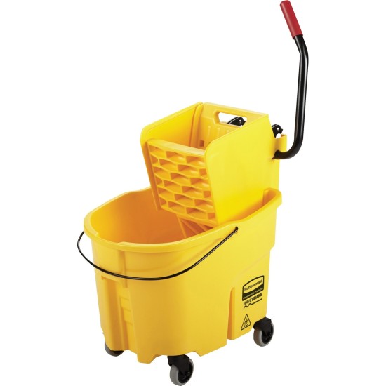 Rubbermaid Commercial Mop Bucket/Wringer Combination - 35 Quart - Yellow