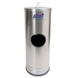 Purell Dispenser Stand for Sanitizing Wipes, 1,500 Wipe Capacity, 10.25 x 10.25 x 14.5, Stainless Steel Purell Dispenser Stand for Sanitizing Wipes, 1,500 Wipe Capacity, 10.25 x 10.25 x 14.5, Stainless Steel
