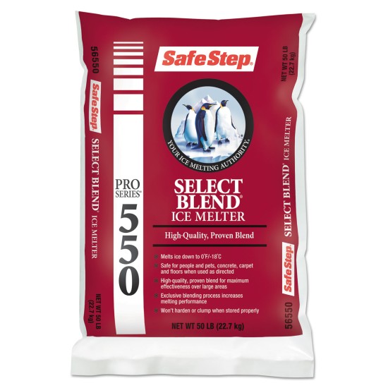 Safe Step Ice Melt - Pro Select Ice Melt, 50 lb Bag, 49/Pallet - Safe Step 550