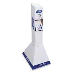 Purell Quick Floor Stand Kit with Two 1,000 mL PURELL NXT Advanced Hand Sanitizer Refills, 18 x 29 x 52, White/Blue Purell Quick Floor Stand Kit with Two 1,000 mL PURELL NXT Advanced Hand Sanitizer Refills, 18 x 29 x 52, White/Blue