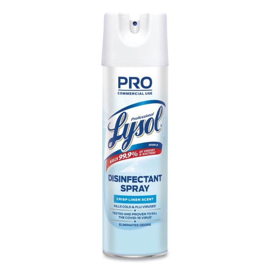 Lysol Pro Disinfectant Spray, Crisp Linen, 19 oz Aerosol Spray