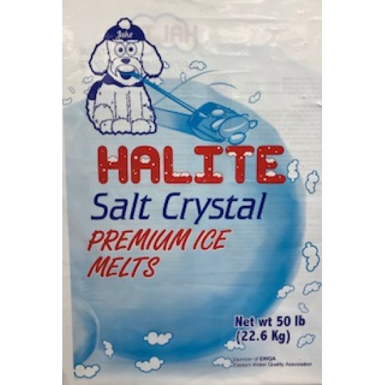 Halite/rock salt 50# bag 49 on pallet